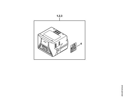 Baterias (AK, AP, AR, AS, PS) AK 10 Bateria da marca Stihl