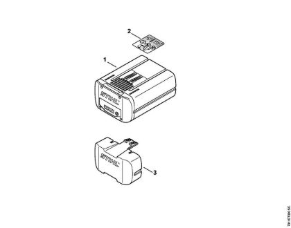 Baterias (AK, AP, AR, AS, PS) AP 120 Bateria da marca Stihl