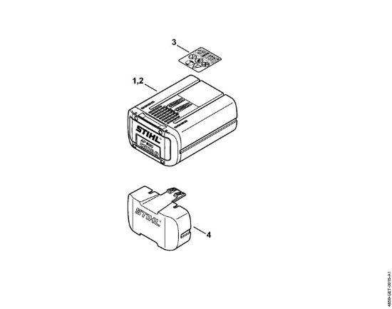 Baterias (AK, AP, AR, AS, PS) AP 200 Bateria da marca Stihl