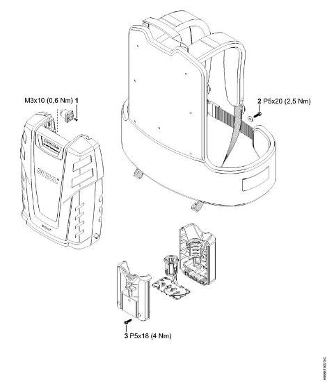 Baterias (AK, AP, AR, AS, PS) AR 3000 Binários de aperto da marca Stihl