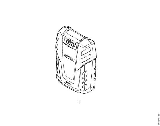 Baterias (AK, AP, AR, AS, PS) AR 3000 Numero da máquina da marca Stihl