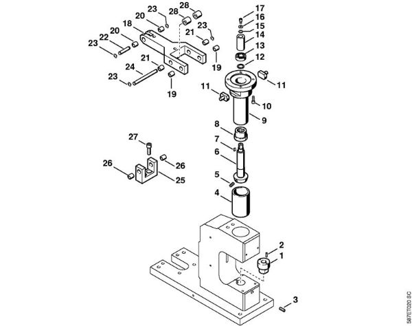 NG 3 NG 3 Dispositivo de rebitar NG 3 da marca Stihl