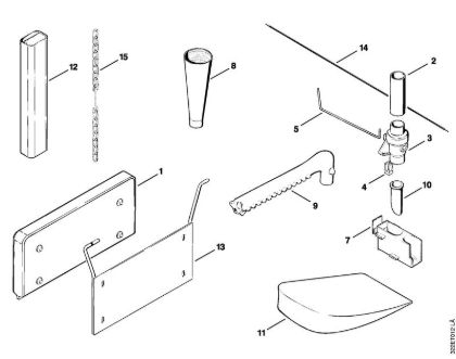 Pulverizadores (SR) BG 17 Acessórios especiais da marca Stihl