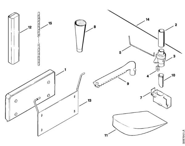 Pulverizadores (SR) SG 17 Acessórios especiais da marca Stihl