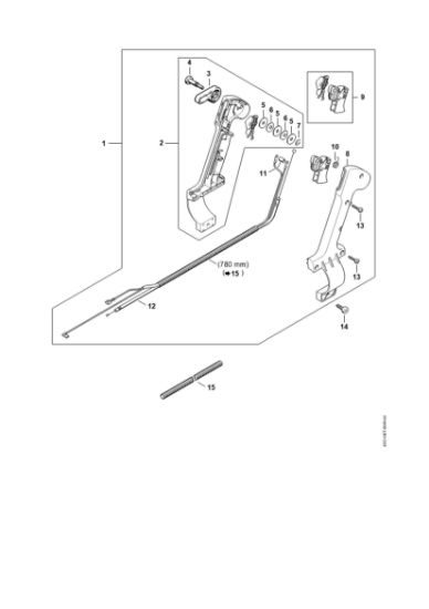 Imagem de Cabo de manejo di m.  67 mm SR 340