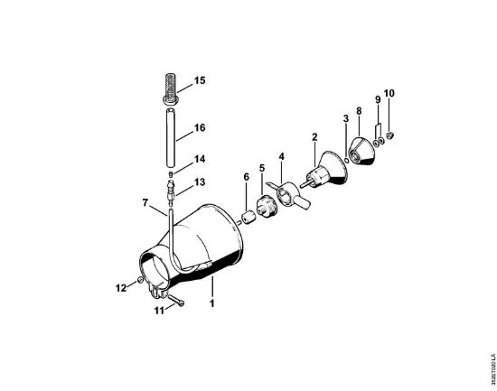 Pulverizadores (SR) SR 400 Tubeira do rotor ULV da marca Stihl