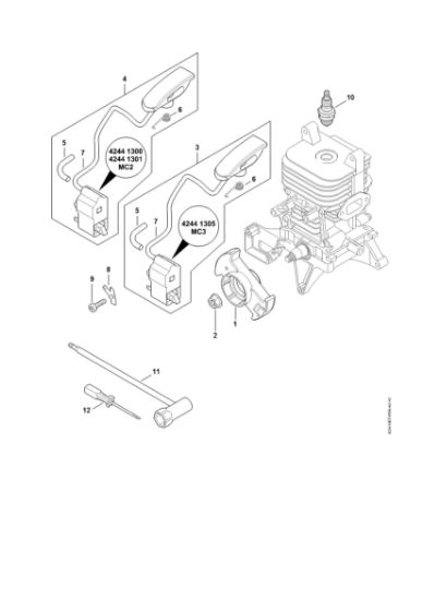 Imagem de Sistema de ignição SR 430
