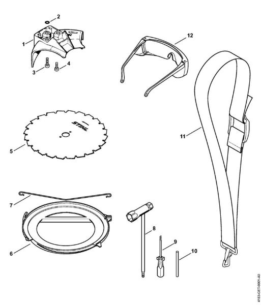 FT 100 FT 100 Protecção, Herramientas, Accesorios especials da marca Stihl