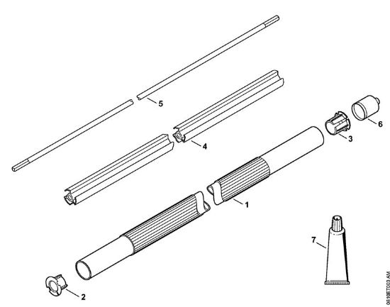 Aparelhos especiais (PC, SP, MC) PC 70 Haste PC 70 da marca Stihl