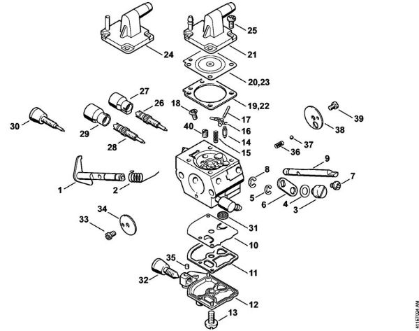 Aparelhos especiais (PC, SP, MC) SP 200 Carburador C1Q-S162, C1Q-S83 da marca Stihl