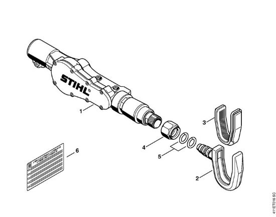 Aparelhos especiais (PC, SP, MC) SP 200 Engrenagem, Gancho da marca Stihl