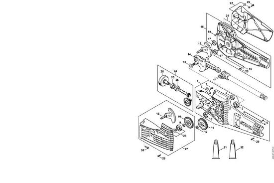Aparelhos especiais (PC, SP, MC) SP 401 Engrenagem da marca Stihl