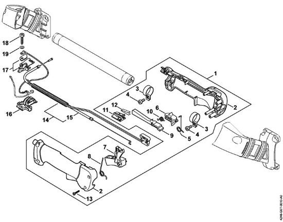 Aparelhos especiais (PC, SP, MC) SP 471 Cabo de manejo da marca Stihl