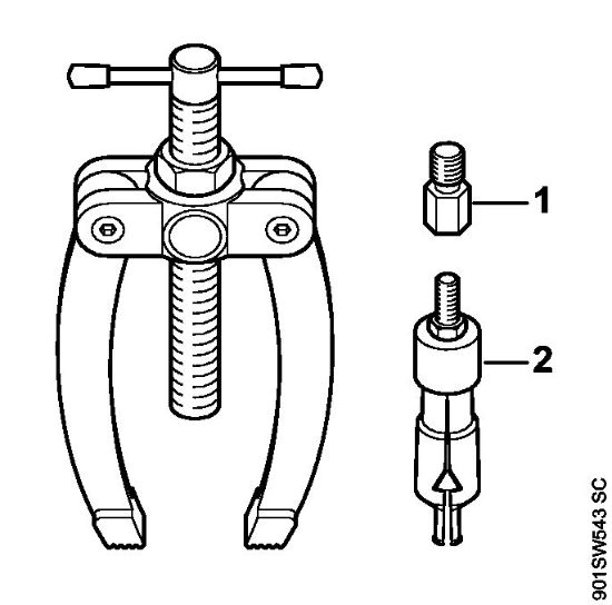 Aparelhos especiais (PC, SP, MC) SP 482 Dispositivo de extracção da marca Stihl
