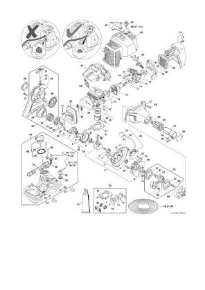 Imagem de Mecanismo propulsor até a Numero da máquina 514265117 SP 92 C-E