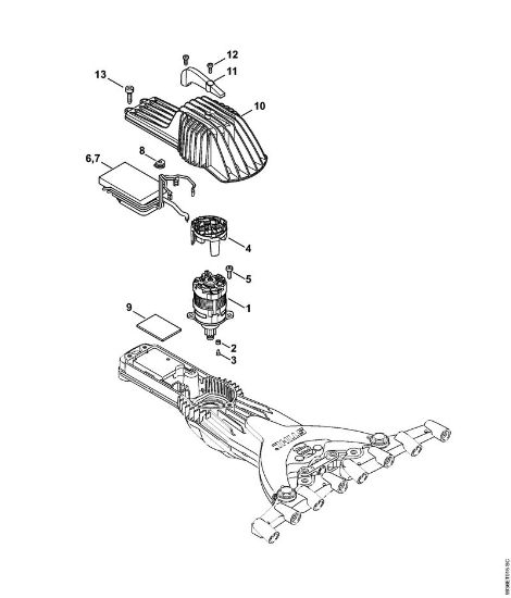 Aparelhos especiais a bateria (SPA) SPA 65 Motor eléctrico da marca Stihl