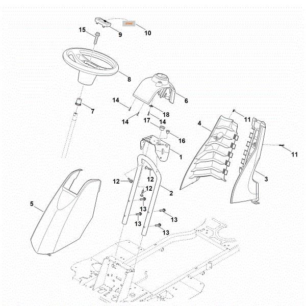 Imagem de B - Painel de instrumentos RT 4082.1