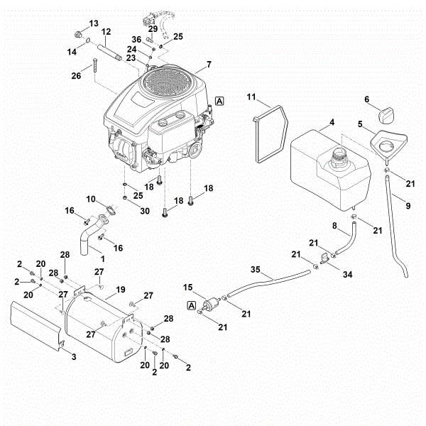 Imagem de G - Motor, depósito RT 4097.1 SX