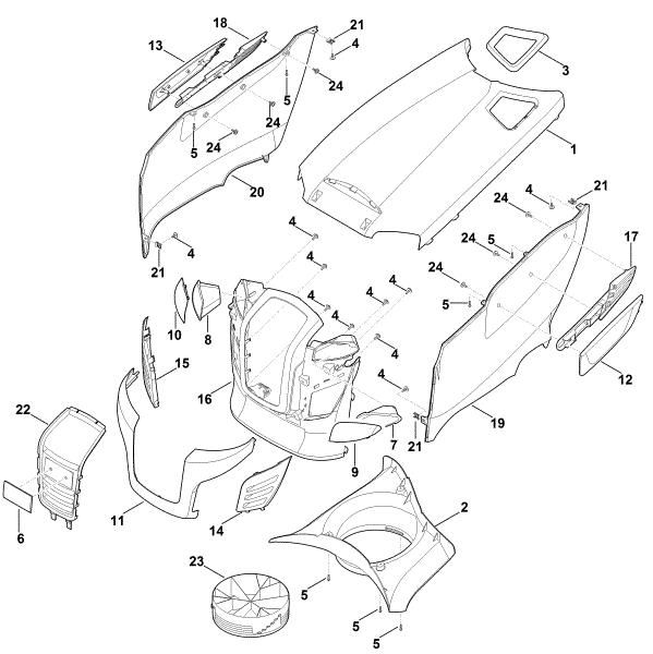 Imagem de D - Capota do motor RT 5097.0 C