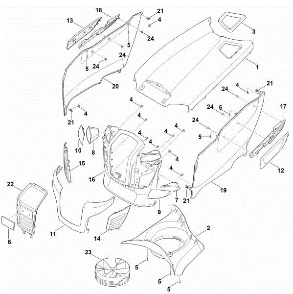 Imagem de D - Capota do motor RT 5097.1