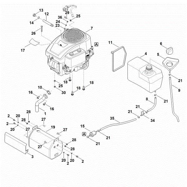 Imagem de H - Motor, depósito RT 5097.1
