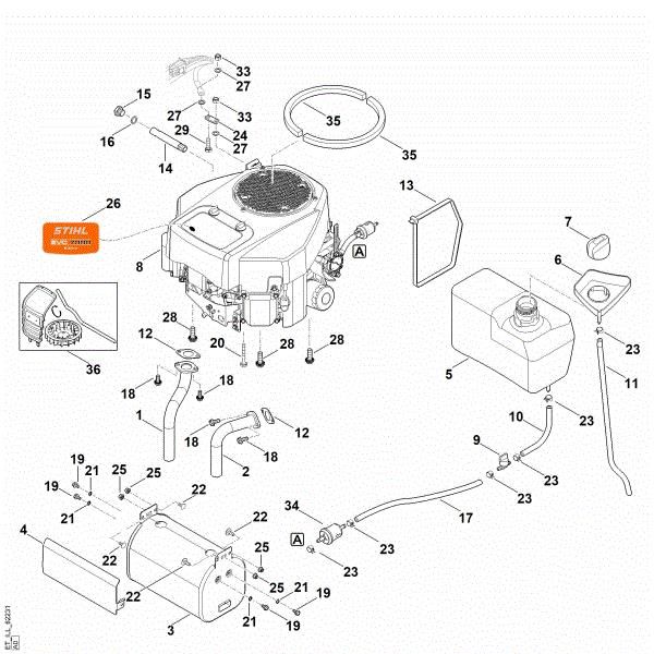 Imagem de H - Motor, depósito RT 5112.1 Z