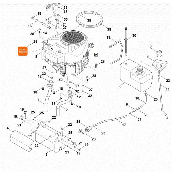 Imagem de H - Motor, depósito RT 6127.1 ZL