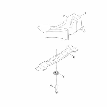 Imagem de A - Kit de mulching AMK 448.0
