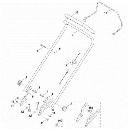 Imagem de A - Guiador RM 248.0