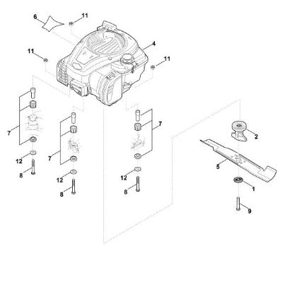 Imagem de D - Motor, lamina RM 448.0 TX