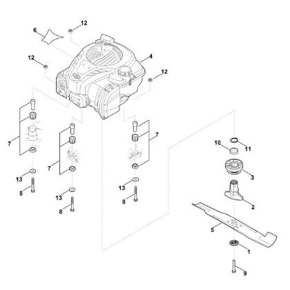 Imagem de D - Motor, lamina RM 448.0 VC