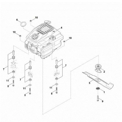 Imagem de D - Motor, lamina RM 448.1 TC