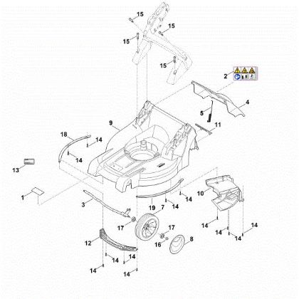 Imagem de B - Cárter, eixo dianteiro RM 448.1 VC