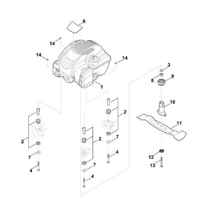 Imagem de F - Motor, lamina RM 545.0 VM