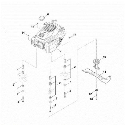 Imagem de F - Motor, lamina RM 545.1