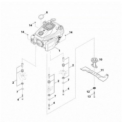 Imagem de F - Motor, lamina RM 545.1 T