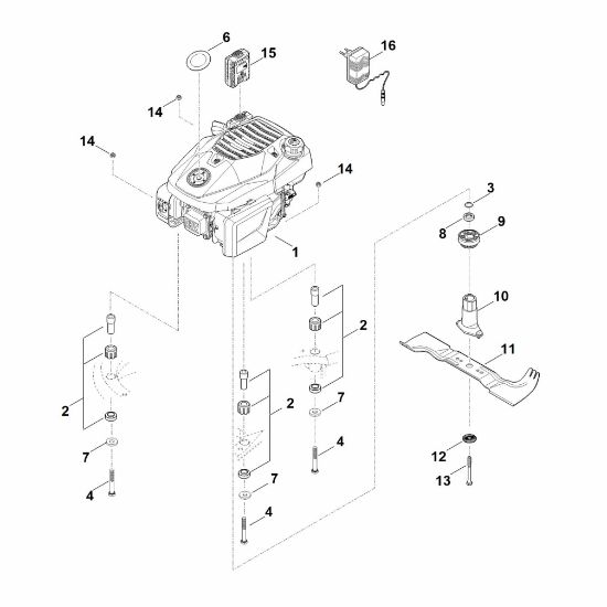 Imagem de F - Motor, lamina RM 545.1 VE