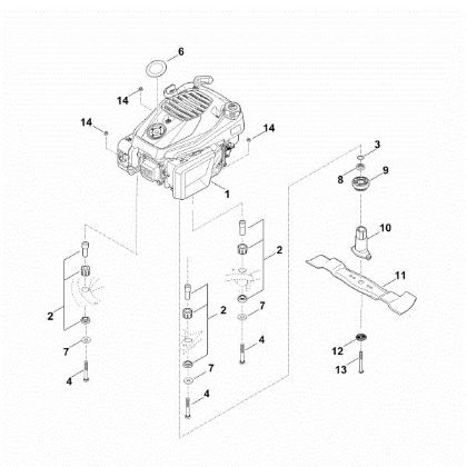 Imagem de F - Motor, lamina RM 545.1 VM