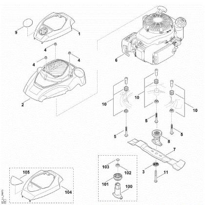 Imagem de F - Motor, lamina RM 650.0 T