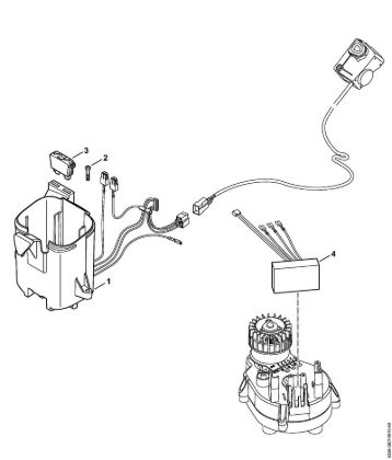 Corta-relvas a bateria (RMA) RMA 410 C Suporte da bateria, módulo electrónico da marca Stihl
