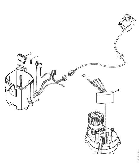 Corta-relvas a bateria (RMA) RMA 410 C Suporte da bateria, módulo electrónico da marca Stihl