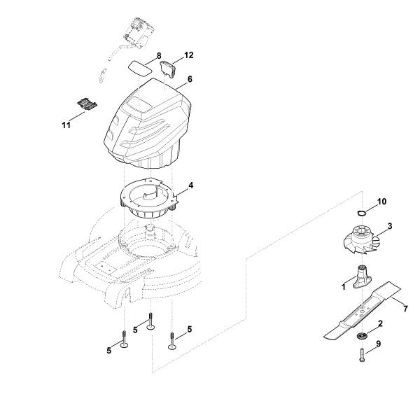 Imagem de D - Motor, lamina RMA 448.0 PC