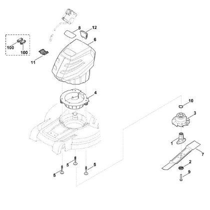 Imagem de D - Motor, lamina RMA 448.0 TC