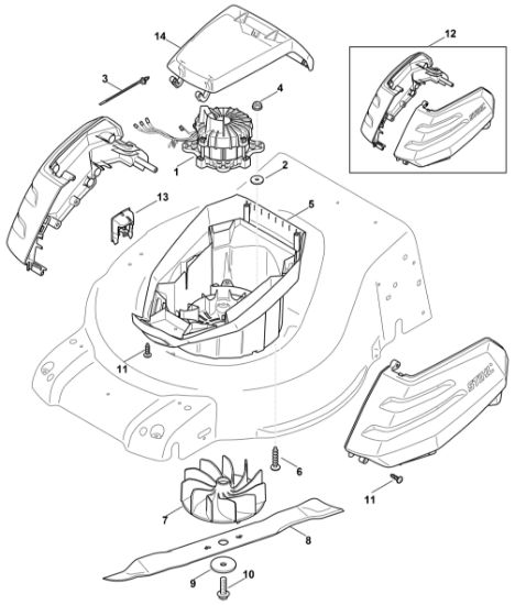 Imagem de B - Motor eléctrico, Lamina RMA 510