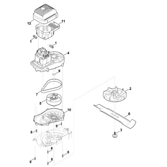 Imagem de D - Motor, lamina RME 339.0