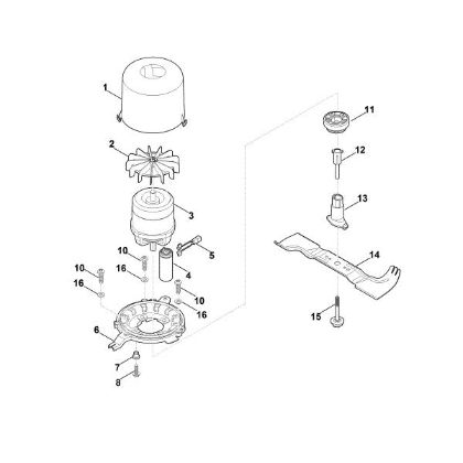Imagem de F - Motor, lamina RME 545.0 V