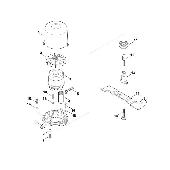 Imagem de F - Motor, lamina RME 545.0 V