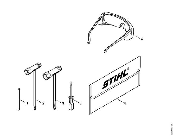 FC 100, FC 110 FC 100 Ferramentas, Acessórios especiais da marca Stihl