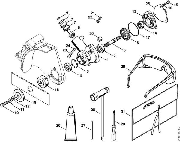 FC 85 FC 85 Engrenagem, Ferramentas, Acessórios especiais da marca Stihl