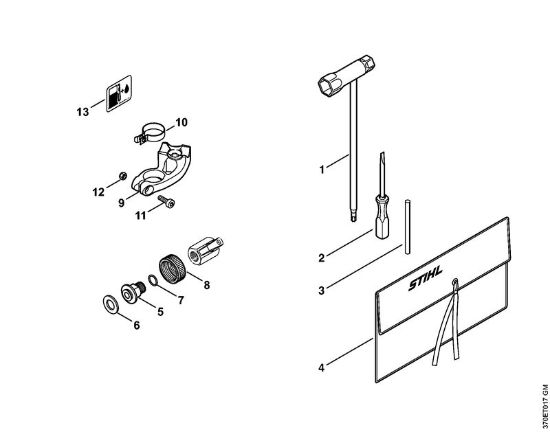 Cortadores de ferro e pedra (TS) TS 410 Ferramentas, Acessórios especiais da marca Stihl